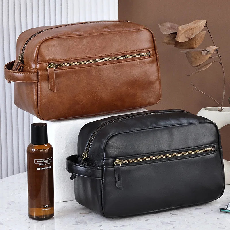 Necessaire Masculina em Couro