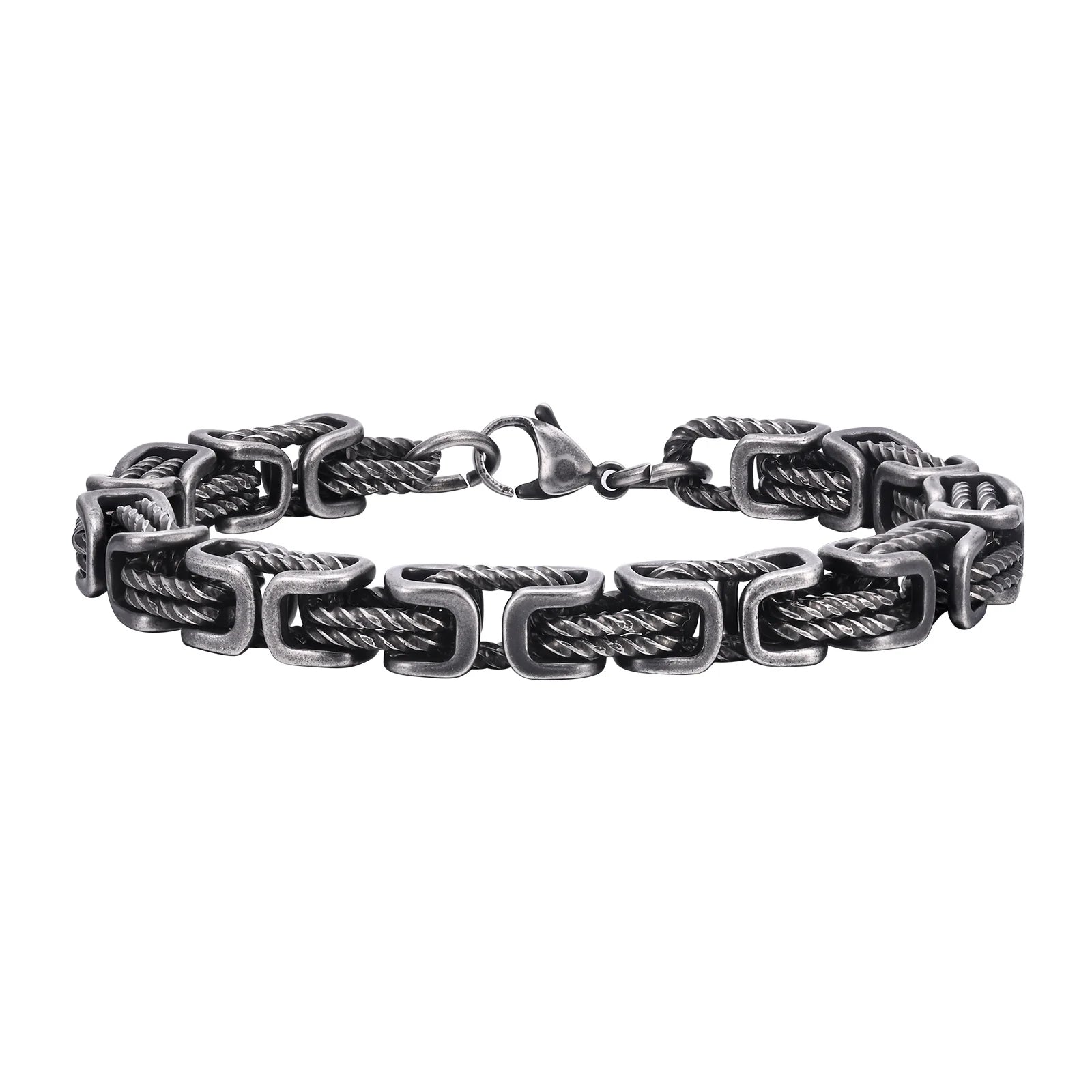 Pulseira Bizantina Trançada Retrô