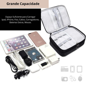 Bolsa para Guardar Cabos e Fios para Viagem