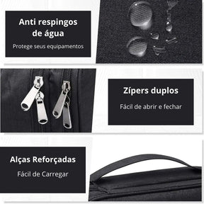 Bolsa para Guardar Cabos e Fios para Viagem