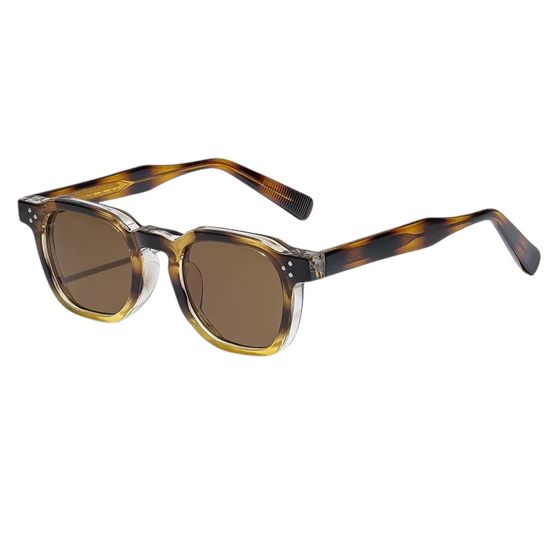 Óculos de Sol Masculino Quadrado CATERSIDE Novo Retrô