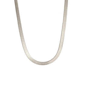 Colar Masculino com Corrente de Cobra, Aço Inoxidável