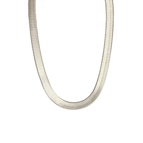 Colar Masculino com Corrente de Cobra, Aço Inoxidável