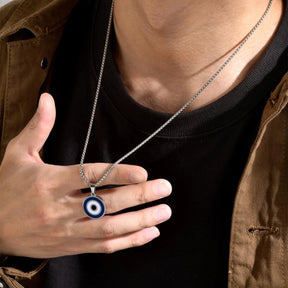 Colar Masculino com Pingente Turco