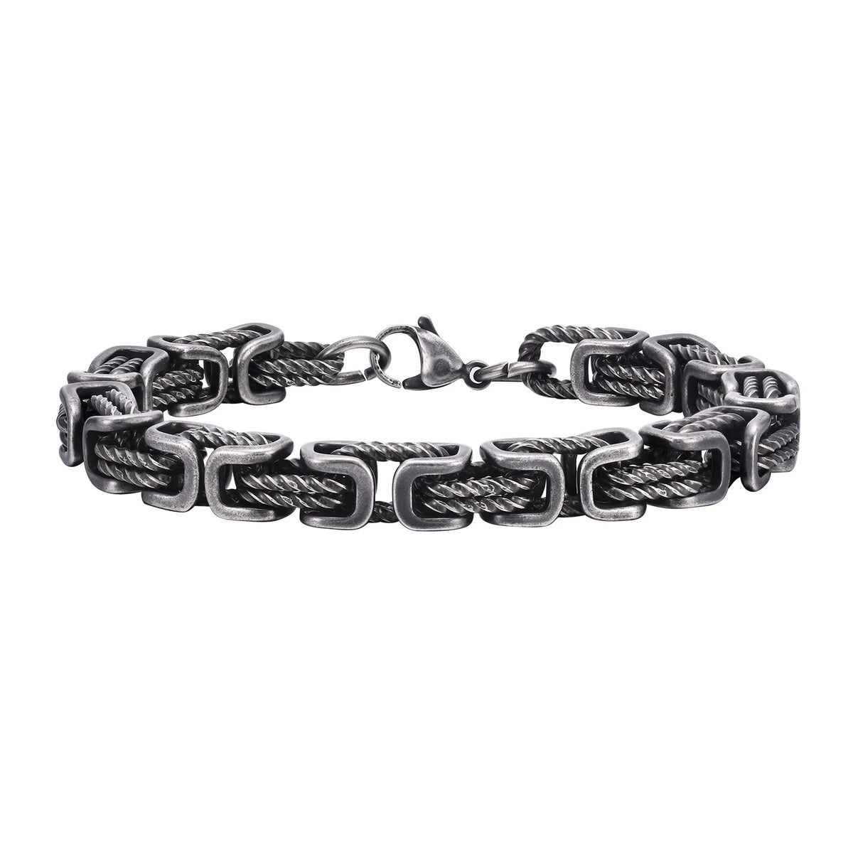 Pulseira Bizantina Trançada Retrô